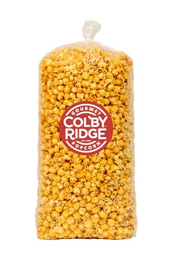 Colby Ridge Fresh Caramel Gourmet Craft Popped Gluten Free Popcorn Bulk Sized Large Gift Party Bags (Bulk 5 Gal. 80 Cups) (Fresh Caramel)