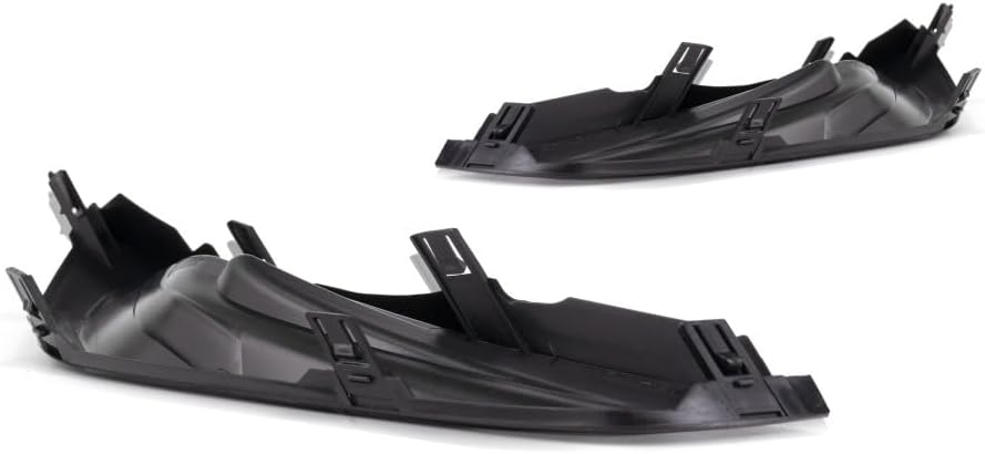 KarParts360 For Nissan Altima 2013 2014 2015 Fog Light Cover Driver And Passenger Side | Pair | Front | Black | Replacement For NI1038114, NI1039114 | 622573TA0A, 622563TA0A