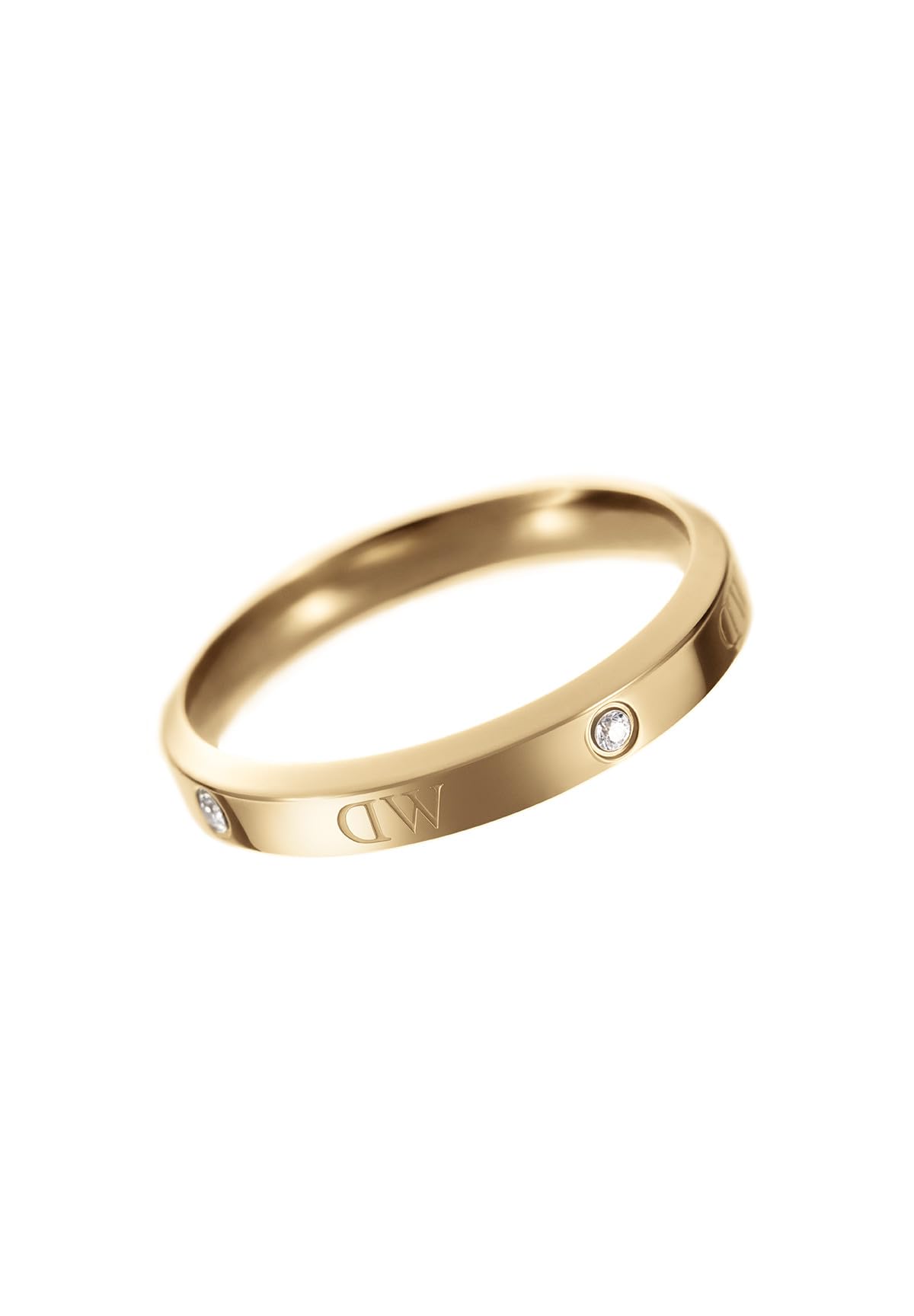 Daniel Wellington Classic - Anillos de acero inoxidable (316 L, 52, doble chapado, 316 L), 52, Sin piedras preciosas