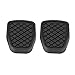 2Pcs Pedale del freno Pad, pedale del freno in gomma Pad per Subaru Forester IMPREZA Legacy Outback WRX.