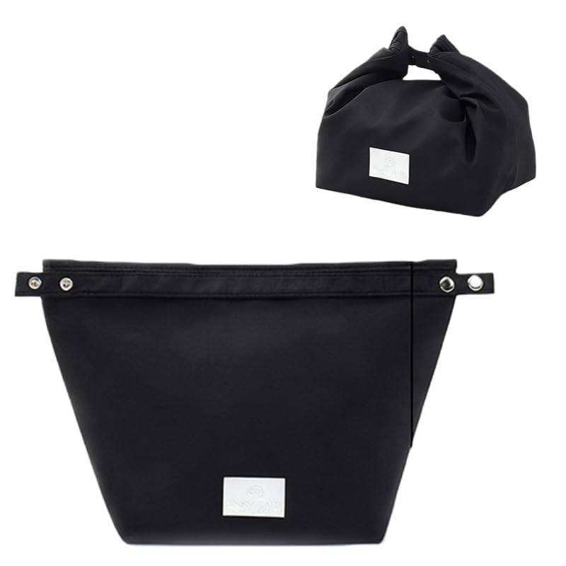 TIANCANCAN Insulated Lunch Bag for Adults & Kids, 6.5L Cool Girls Lunch Box Bag for Girl Women, Tough & Spacious Cooler Bag Bento Lunch Boxes for Adults & Girls (Black Bow) — image 1