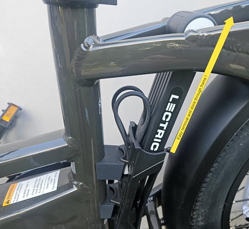 XP4 Step-Through Lock Mount Adapter for Lectric XP4 Step Through E-Bike.