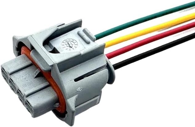 HUABAO 1/5/10/20 Sets 4 Pin Way Female Automotive Water Proof Connector Car Ignition coils Wire Harness Plug 1928404993(with 18 AWG Wire,5 Sets)