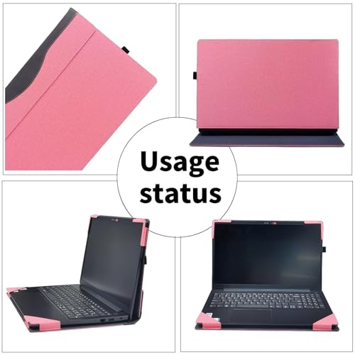 Funda para HP EliteBook X 14 G1i, PU Leather, Rosa miniatura 4