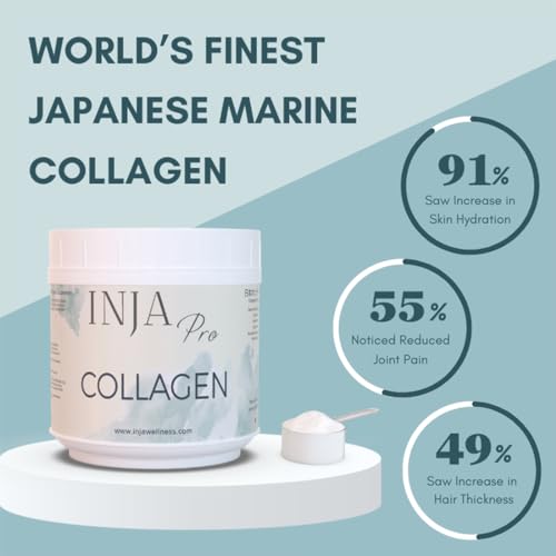 INJA PRO Marine Collagen Supplement for Women and Men for Healthy Skin, Original Japanese Collagen, Joints and Hair, No Added Sugar or Preservatives, Unflavoured Collagen... - Image 2