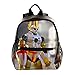 Der Spielzeugroboter Rucksack süße 12-Zoll-Mini-Pack-Tasche für Kinder Jungen oder Mädchen Schultasche und Frauen Tagesrucksack 25.4x10x30cm
