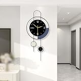 Grande Montre Murale : Cette Horloge Design Moderne De Salon Mesure 36 X 80 cm (14,2 X 31,5 Pouces) Et Son Cadran Mesure 26 cm (10,2 Pouces). Son Poids D'environ 1,6 Kg La Rend Très Légère Et Peut Être Accrochée À N'importe Quel Mur. L'image Est Fournie À Titre Indicatif ; Veuillez Vérifier Les Dimensions Avant L'achat.