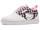 HEELYS Female Hello Kitty Pro 20 (Little Kid/Big Kid) White/Black/Pink 3 Little Kid