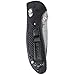 Benchmade - Griptilian 553 Knife, Plain Tanto, Satin Finish, Black Handle