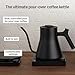 Fellow Stagg EKG Pro Electric Gooseneck Kettle – Precise Temperature Control, Quick Heating, Brew Timer, Scheduling, Stainless Steel, Pour-Over Coffee - 0.9L, Matte Black