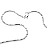schlangenkette silber rhodiniert 45 cm Abmessung: Breite 1,40mm / Länge aus Auswahl