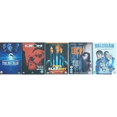 LUC BESSON COLLECTION 1. THE BIG BLUE / 2. LEON / 3. THE FIFTH ELEMENT / 4. LUCY / 5. VALERIAN AND THE CITY OF A THOUSAND PLANETS = ULTIMATE 5x DVD SET