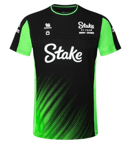 Code Zero Stake F1 Kick Sauber 2025 Men's Team T-Shirt (XL) Black