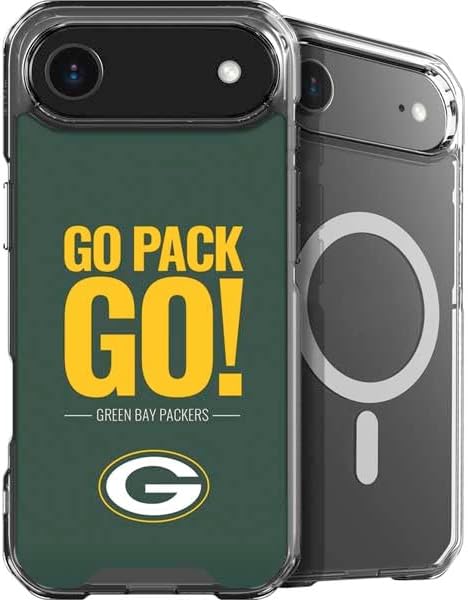 Skinit Phone Case Compatible with MagSafe iPhone 17 Air - Officially Licensed NFL Green Bay Packers Design