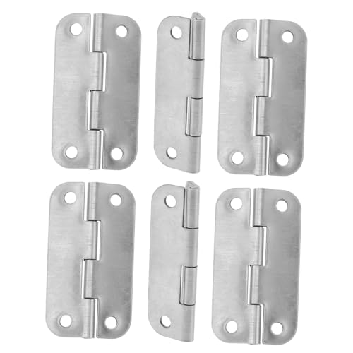 Mobestech 6 piezas Kit de Bisagras de Acero Inoxidable para Nevera Portátil Compacto Repuesto para Hieleras de Diseño Ligero y Duradero para Reemplazo Fácil Congeladores y Hieleras Rígidas