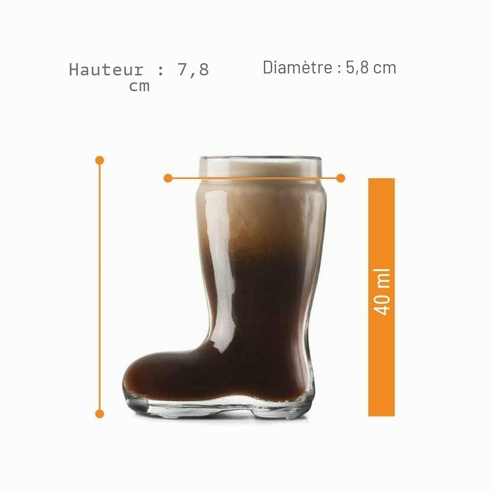 STÖLZLE OBERGLAS Verre Botte à bière I 12 Verres à Shot I Verres à Liqueur stamperl I 40 ML I Petits Verres I Passe au Lave-Vaisselle I résiste à la Casse I Verre en Cristal de Haute qualité