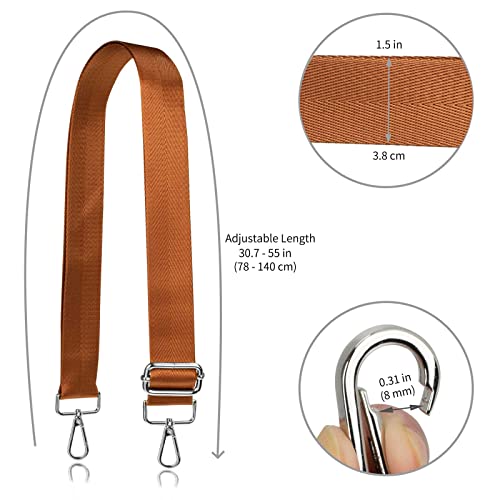 Image of Allzedream Wide Purse Strap Replacement Crossbody Shoulder Bag Adjustable