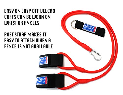 Bucwild Sports Baseball Resistance Bands Youth & Adult Athletes Safely Improve Pitching Throwing Batting & Arm Strength Used By Pitchers Quarterbacks Volleyball Basketball #TOP1