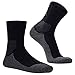 Produktbild gipfelsport Wandersocken aus Merino Wolle dick Schwarz (1x Paar) 32-35