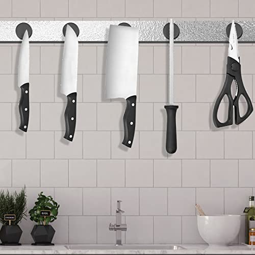 Fhsvud 40 Pcs Small Round Ceramic Magnets 0.7 Inch Circle Disc Tiny Flat Black Ferrite Magnets For Crafts Science Hobbies Refrigerator Whiteboard Fridge Kitchen Workplace School #TOP3