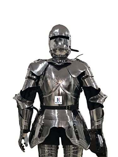 Nautical-Mart Medieval German Gothic Full Body Suit Of Armor LARP Reenactment Collectibles Warrior Halloween Costume