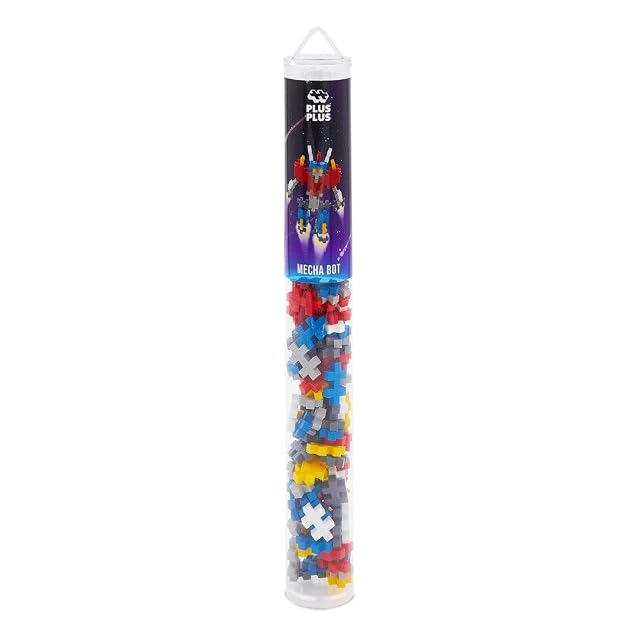 Foto 3 de 6 de PLUS PLUS - Tubo de 100 Piezas Robot Mechabot - Juego de construcción - PP4270 4270