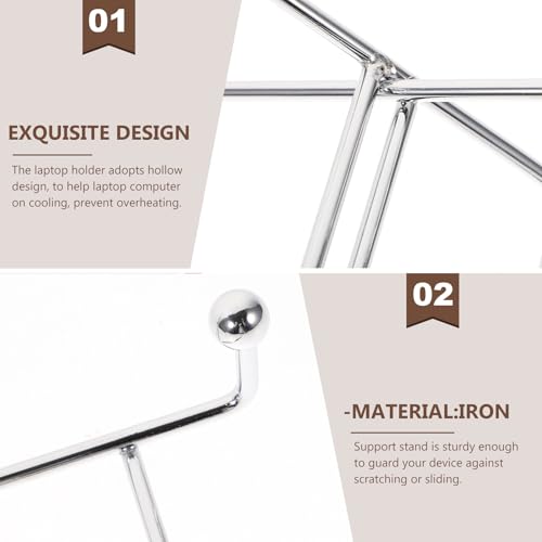 Soporte portátil de metal para tablet y laptop ARTIBETTER miniatura 3