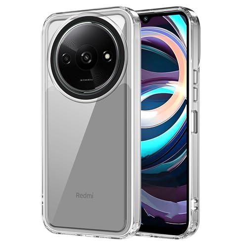 Image of Zapcase Back Case Cover for Poco C61 | Compatible for Poco C61 Back Cover | Case Cover with Camera Protection | (TPU + PC | Transparent)