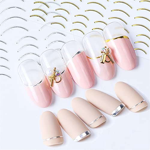 Kavitoz 3D Design Nagel Sticker Nagelsticker Nail Art TIPP 3D Nail Art Sticker Nagel Aufkleber Linie Nail Art Striping… – Bild 8
