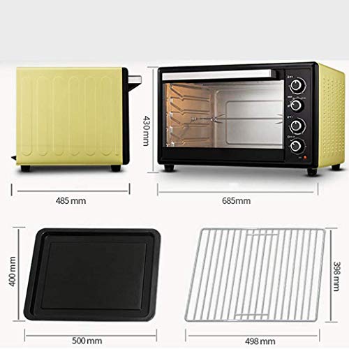 LYKYL Digital Fry, heteluchtoven, broodrooster, Air Fryer, met 90L Capacity, en een roestvrijstalen afwerking - Image 4