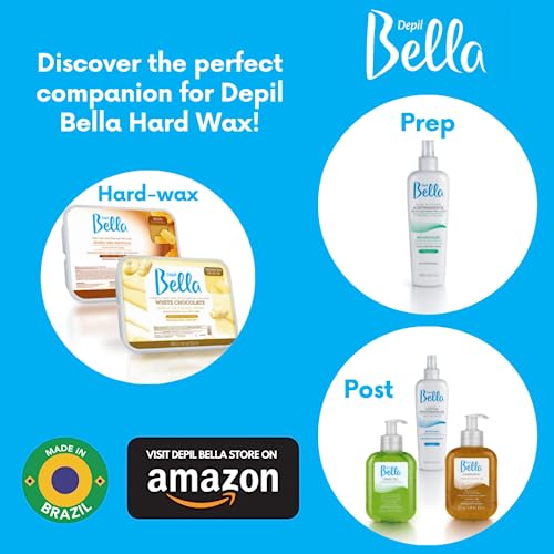 Cera Depilatória Cremosa Chocolate, Depil Bella, 800 G