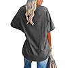 T Shirts for Women UK Ladies T Shirts Size 16 Womens Oversized Shirt Cotton Tshirts Hiking Walking Traveling Cotton for Women UK Y2K Streetwear Dark Gray XXL #1