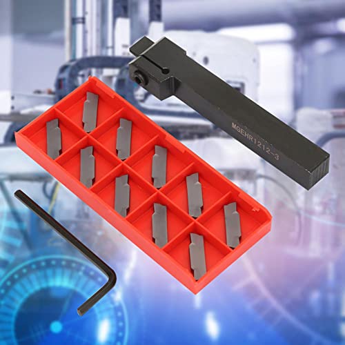 Herramienta Torno MGEHR1212 3 con 10 Insertos miniatura 2