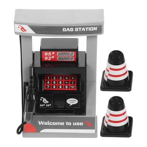 Operitacx 1 jeu de jouets de station-service - Simulation de station-service - Service de voiture jouet - Jouet pour enfants - Modèle d'une station de...