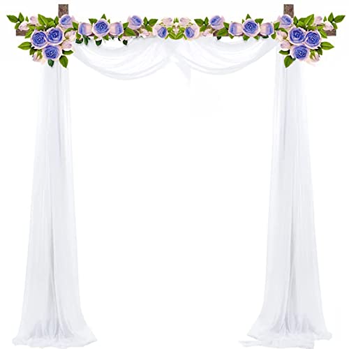 Cortina Gasa Arco Boda, Cortinas de Arco Boda Tela, Cortinas de Tul Decoracion, para Decoración de...