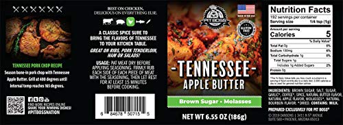 BBQ Seasonings and Rub Bundle - Pit Boss Tennessee Apple Butter Rub, Sweet Heat Barbecue Seasoning, and Mango Magic BBQ Rub with Coastal Cafe Dry Rub Tip Sheet (Apple Butter/Sweet Heat/Mango Magic)