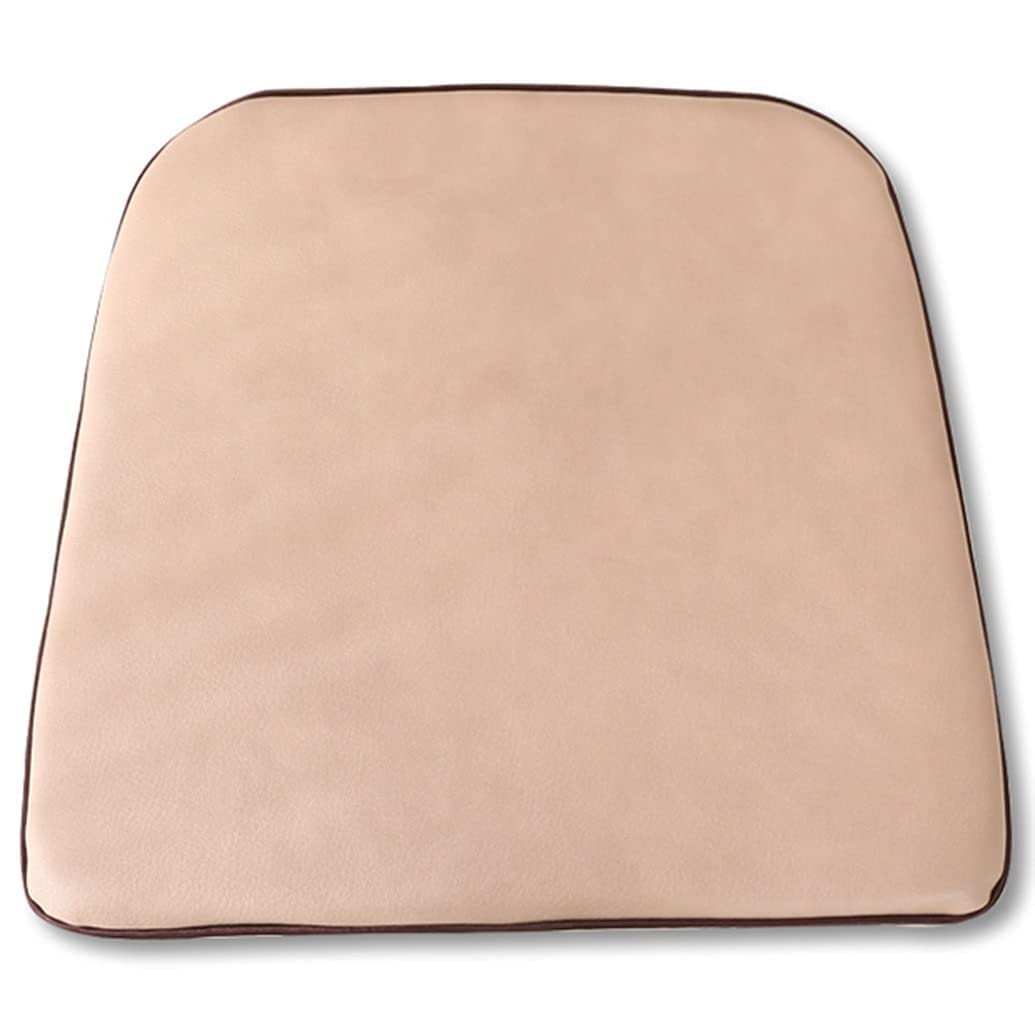 Coussin de chaise en cuir antidérapant pour en finir avec les glissades