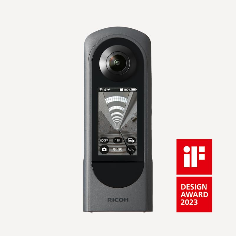 Ricoh Pacote de câmera Theta X 360 com tripé e plano inicial de 12
