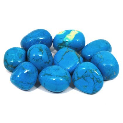 5 Sodalith Trommelsteine – 20-25 Mm, Blau-weiß, Für Meditation, Heilsteine, Geschenk
