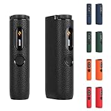 SHEEFLY ケース (グローハイパー・グローハイパープロ対応) PC+PUレザー製 glo HYPER pro用カバー 全面保護 耐衝撃 指紋防止 傷つけ防止 超薄型 (ブラック)