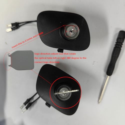 Luz LED proyector logo para espejo Ford F150 F250 F350 miniatura 3