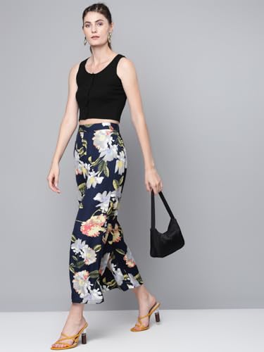Image of SASSAFRAS Black Front Button Sleeveless Rib Crop Top