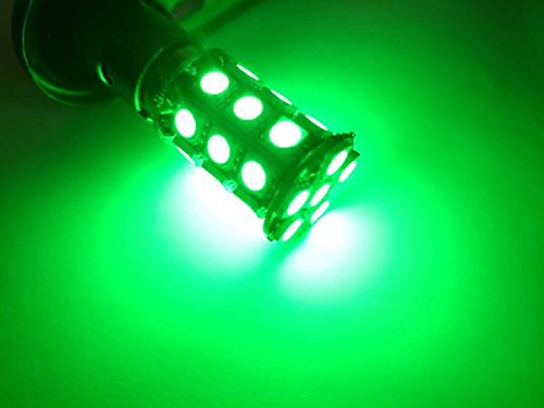 Amazon | 緑 27連 2個セット 24V LED S25 BA15s 180° シングル球