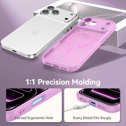 Coque iPhone 17 Pro Max BENTOBEN magnétique mate et translucide