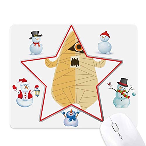 Tapis de souris Halloween fantôme heureux pour décorer votre bureau d'ordinateur