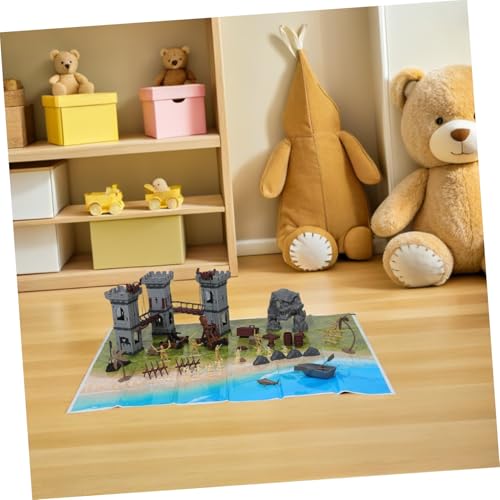 Modèle soldats plastique et table de sable avec 293 pièces de construction - 7