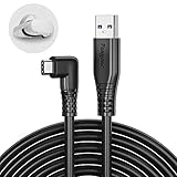 USB 3.0 Type C Cable 10ft Right Angle for Oculus Quest Link 2, Fasgear 90 Degree USB-C Cable, 5 Gbps...