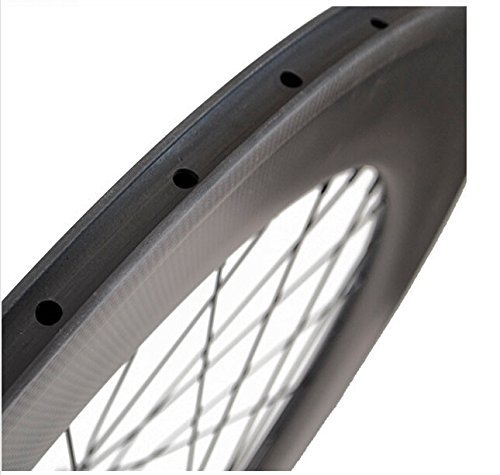 Sunrise Bike Carbon Track 88Mm Matte Finish Clincher Rear Wheel For Fixed Gear Bike #TOP3