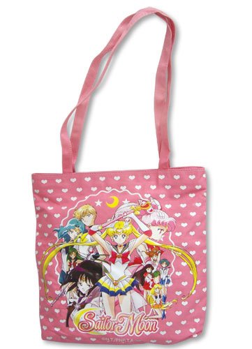 Sailor Moon S: Sailor Soliders Pink Tote Bag