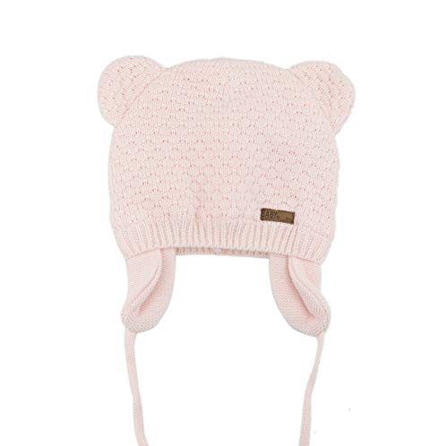 Bestjybt Baby Hat Cute Bear Infant Toddler Earflap Fleece Lined Beanie Warm Caps For Fall Winter (Pink-B, 6-12 Months) #TOP1